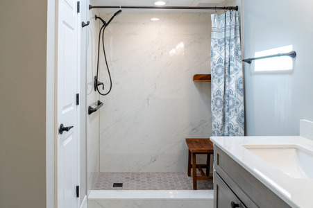 Luxury Bathroom Remodel with Dekton Salina | Brevard County