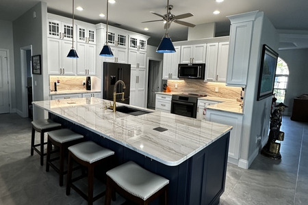 Modern Coastal Kitchen Remodel Melbourne Beach