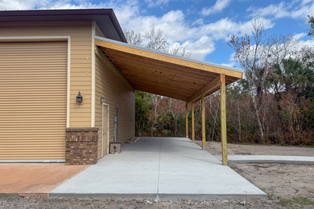 Car Port for Detached Garage 
