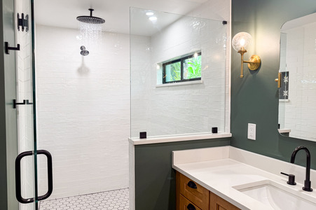 Modern Transitional Master Bathroom