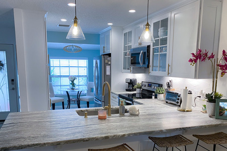 Kitchen Remodel. Crisp Clean and Modern